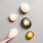 Modern Glass Wall Sconce With Warm Glass Shades