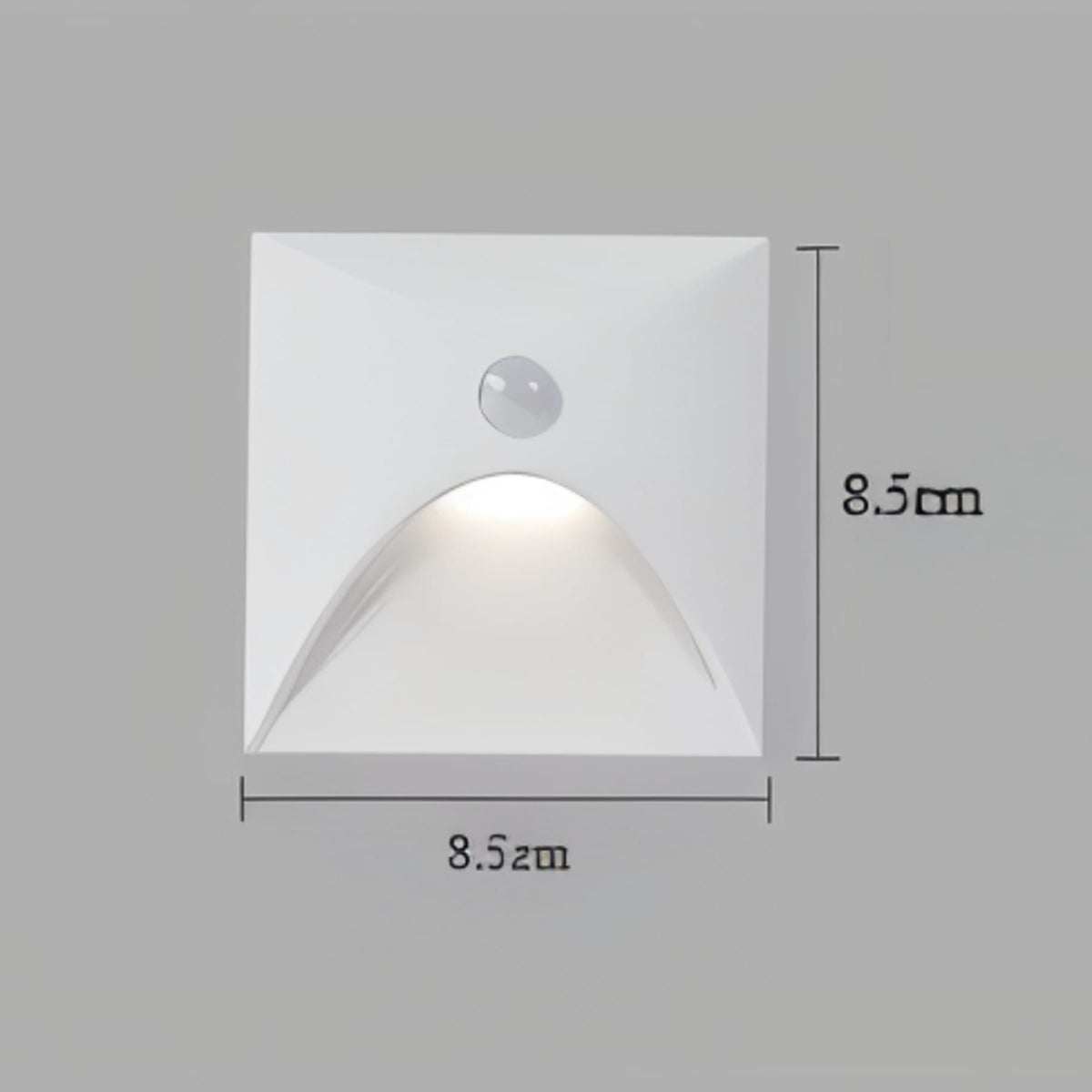 Modern Matte Metal Wall Sconce With Motion Sensor Option for Hallways