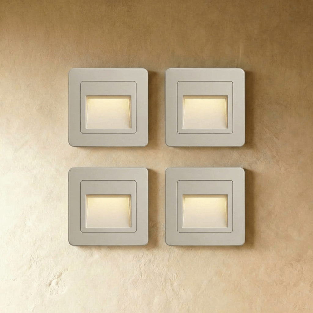 Minimalist Matte Plastic Wall Sconce for Hallway and Bedroom