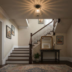 Modern Solid Brass Flush Mount Ceiling Light