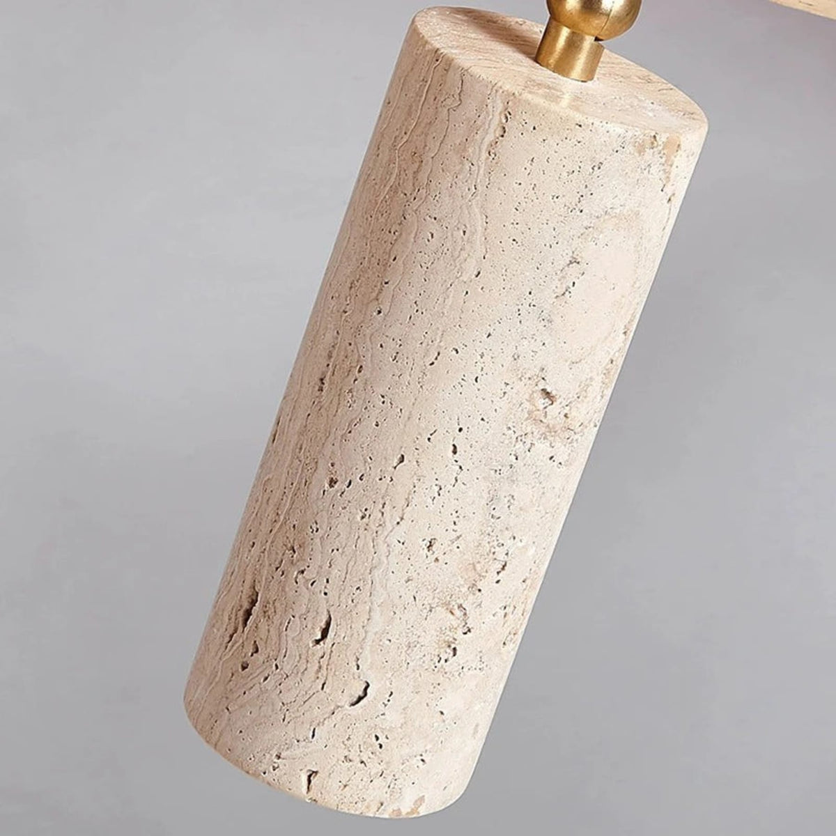 Modern Stone Linear Ceiling Light With Warm White Glow