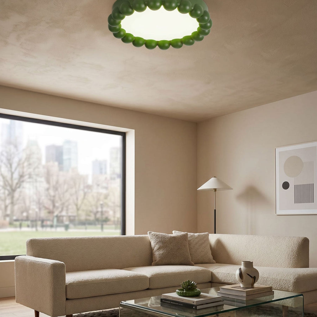Modern Flush Mount Ceiling Light for Living Room and Bedroom