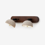 Modern Travertine Wall Sconce With Warm LED Glow for Living Room