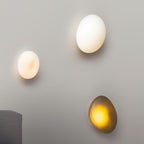 Modern Glass Wall Sconce With Warm Glass Shades