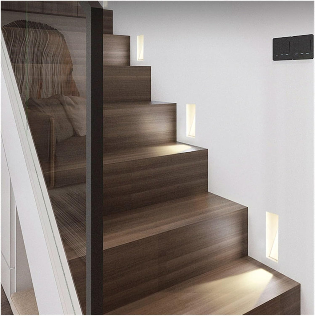 Frameless LED Sensor Wall Sconce With Perforated Panel Design