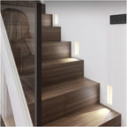 Frameless LED Sensor Wall Sconce With Perforated Panel Design