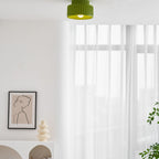 Modern Semi-Flush Ceiling Light for Living Room and Bedroom