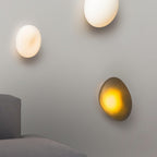 Modern Glass Wall Sconce With Warm Glass Shades