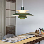 Scandinavian Metal Pendant Light With Adjustable Angle for Dining Room