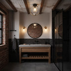 Modern Solid Brass Flush Mount Ceiling Light