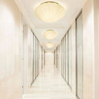 Modern Glass Flush Mount Ceiling Light