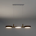 Modern Iron Linear Pendant Light for Dining Room