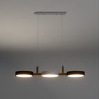 Modern Iron Linear Pendant Light for Dining Room