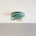 Modern Ceramic Semi-Flush Mount Ceiling Light