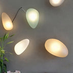 Modern Glass Wall Sconce With Warm Glass Shades