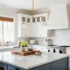 Modern Brass Pendant Light With Ceramic Shades for Dining Room