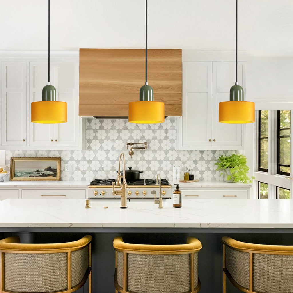 Bauhaus Glass E26 Pendant Light for Kitchen