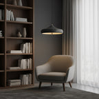 Modern Iron Pendant Light With Warm LED Glow