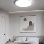 Minimalist Iron Flush Mount Ceiling Light With Slim Low-Profile Design