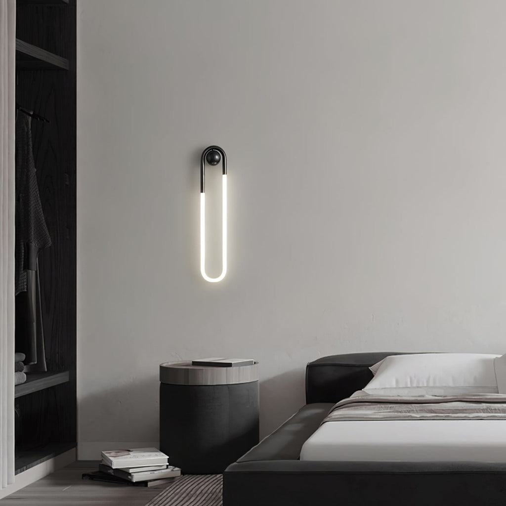 Minimalist Metal Wall Sconce for Living Room and Bedroom