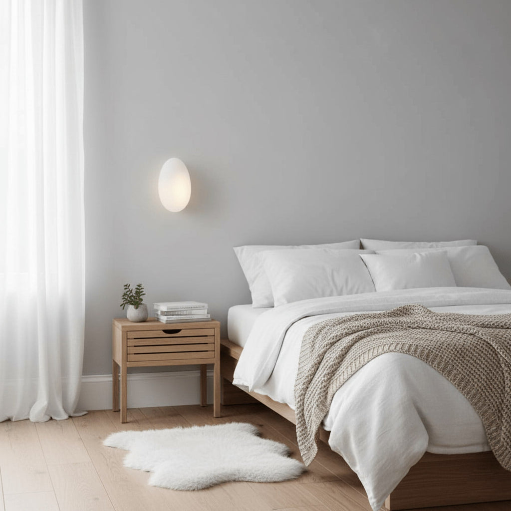 Modern Glass Wall Sconce With Warm Glass Shades