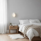 Modern Glass Wall Sconce With Warm Glass Shades