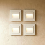 Minimalist Matte Plastic Wall Sconce for Hallway and Bedroom
