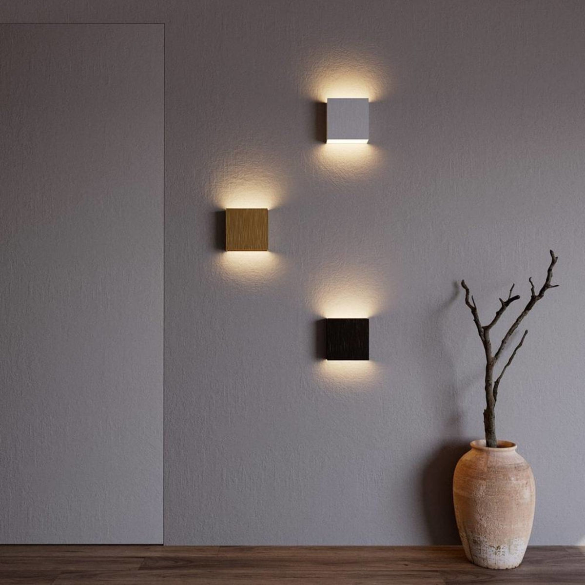 Modern Aluminum Wall Sconce for Living Room and Hallway