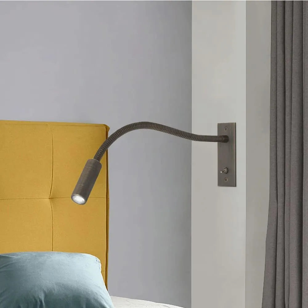 Modern Metal Wall Sconce for Bedroom and Home Office
