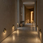 Modern Copper Wall Sconce With Dimmable Tri-Color Glow