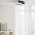 Modern Wood Flush Mount Ceiling Light for Living Room