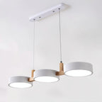 Modern Iron Linear Pendant Light for Dining Room