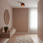 Modern Semi-Flush Ceiling Light for Living Room and Bedroom