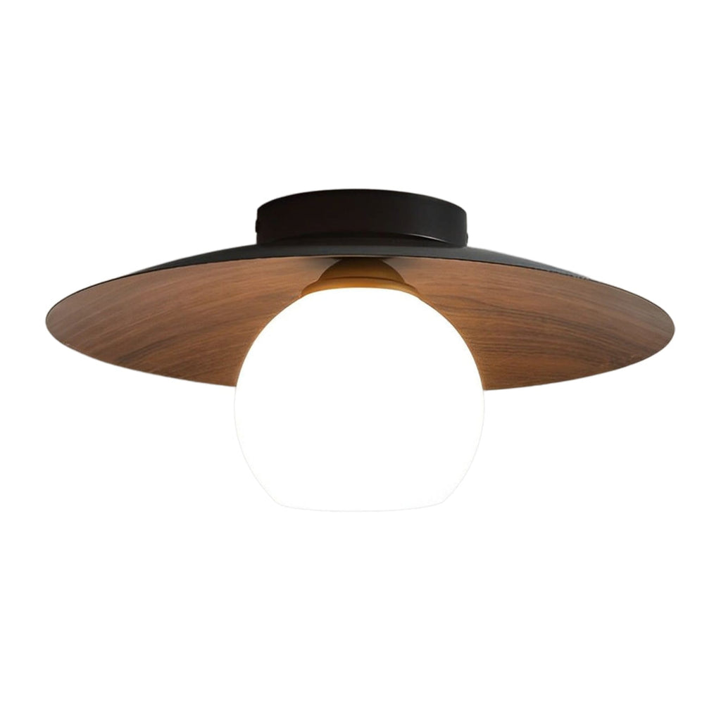 Modern Iron Semi-Flush Mount Ceiling Light for Living Room