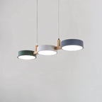 Modern Iron Linear Pendant Light for Dining Room