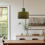 Bauhaus Glass E26 Pendant Light for Kitchen