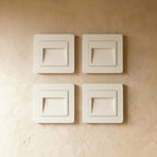 Minimalist Matte Plastic Wall Sconce for Hallway and Bedroom