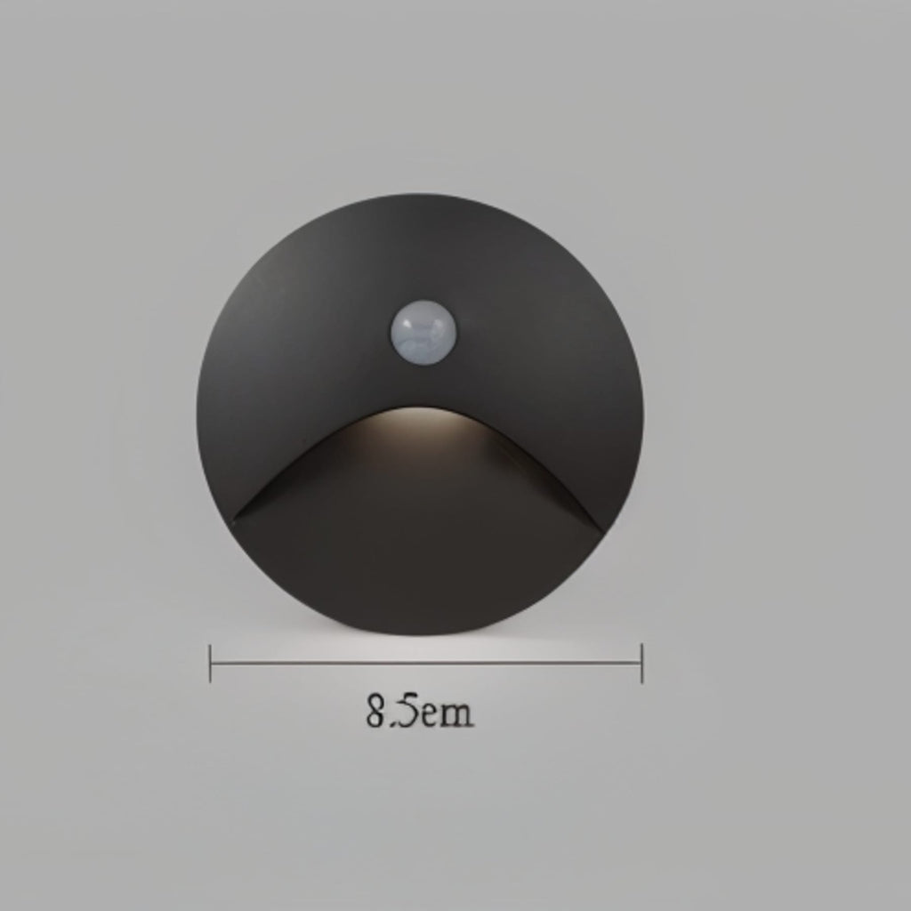 Modern Matte Metal Wall Sconce With Motion Sensor Option for Hallways