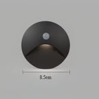 Modern Matte Metal Wall Sconce With Motion Sensor Option for Hallways