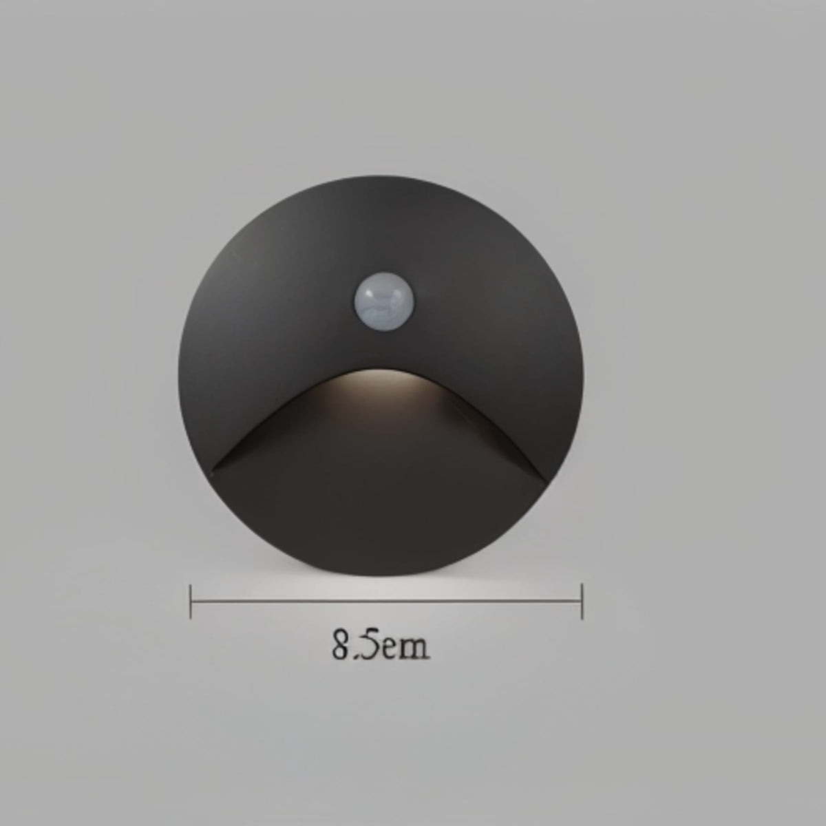 Modern Matte Metal Wall Sconce With Motion Sensor Option for Hallways