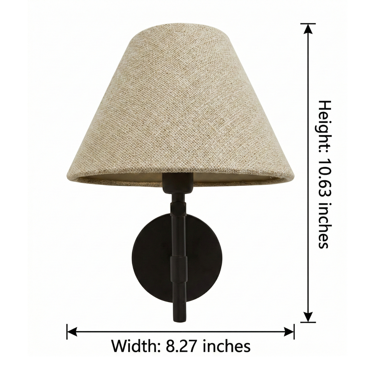 Modern Fabric Wall Sconce For Living Room And Bedroom