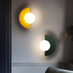 Modern Metal Wall Sconce With Selectable LED Glow