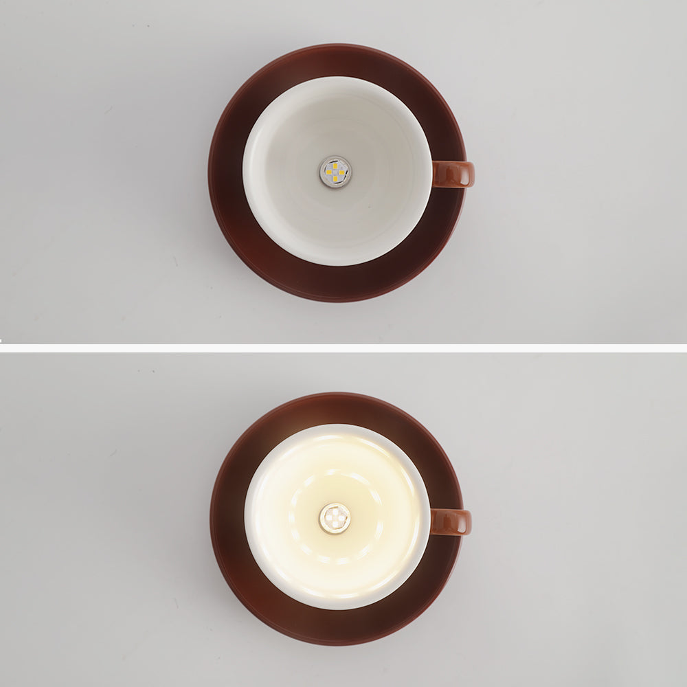 Modern Ceramic Semi-Flush Mount Ceiling Light