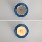 Modern Ceramic Semi-Flush Mount Ceiling Light