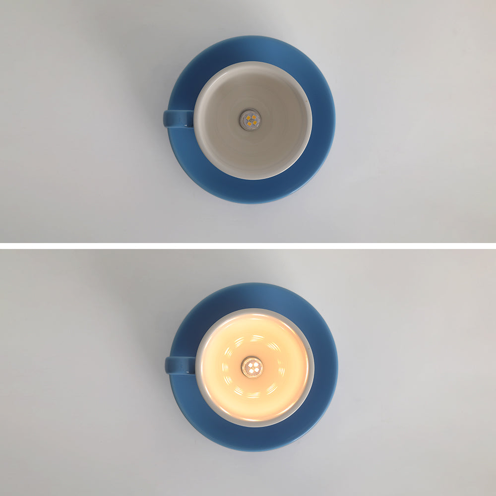 Modern Ceramic Semi-Flush Mount Ceiling Light