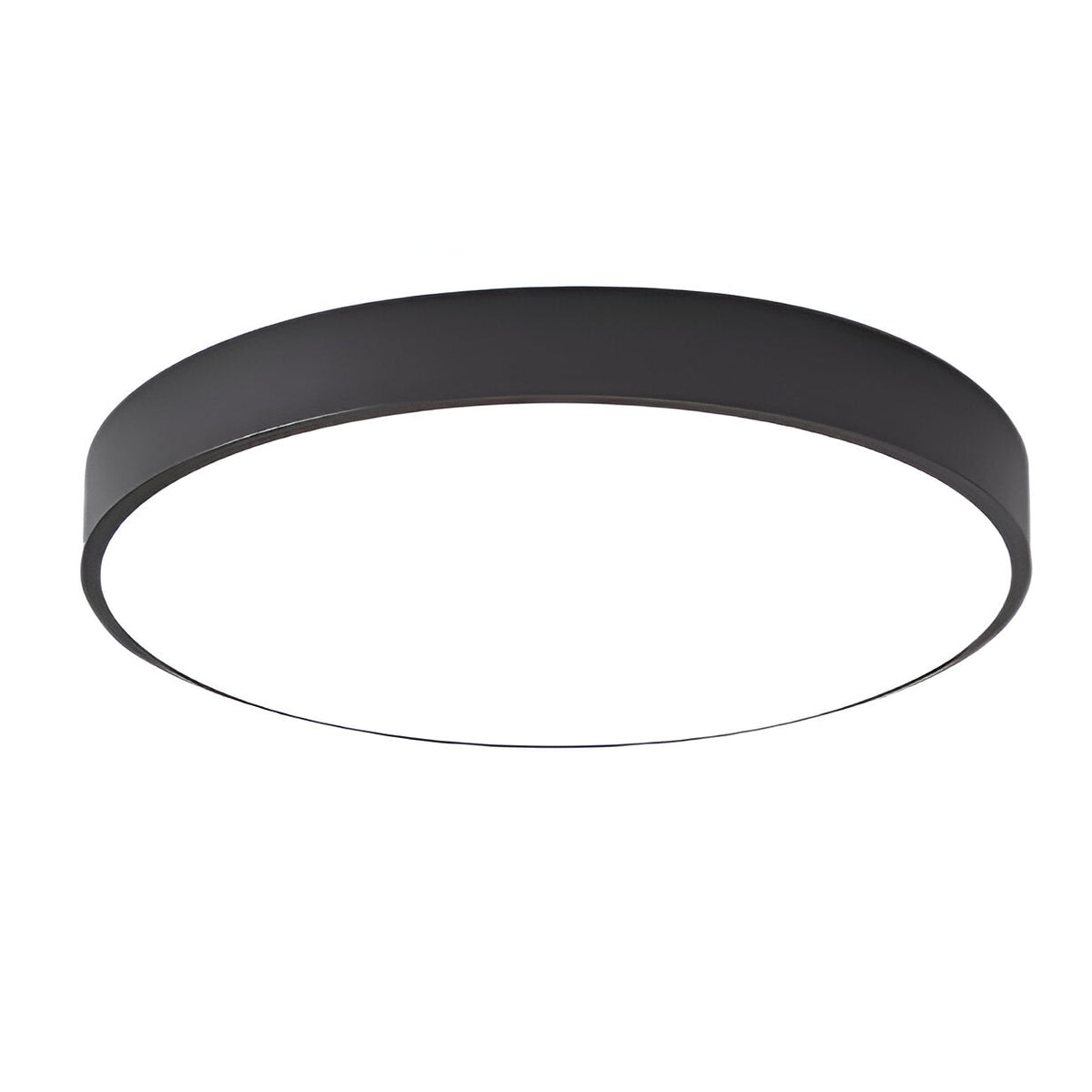 Low-Profile Round LED Ceiling Light With Minimal Frame