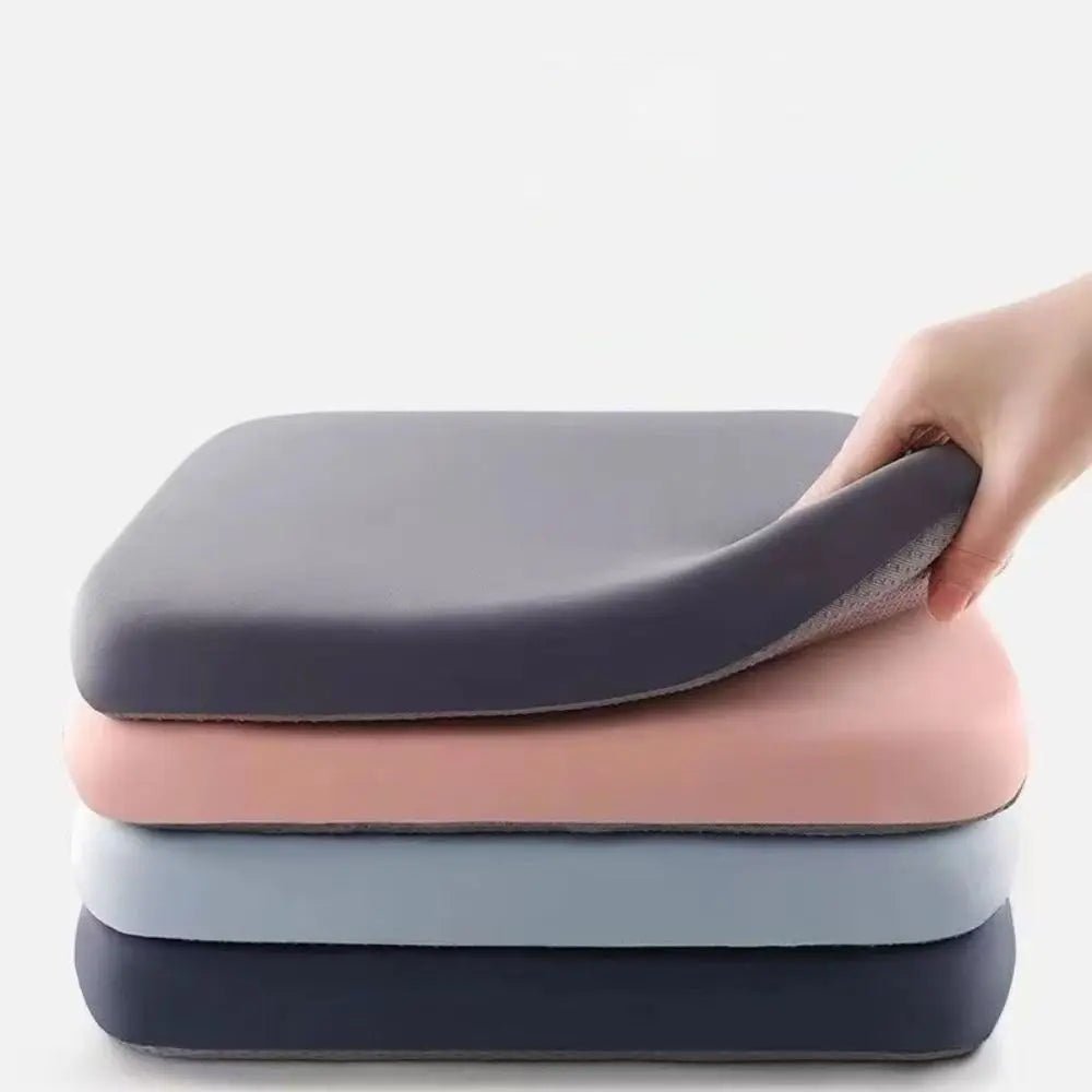 Ergonomic Non-Slip Seat Cushion with Shape-Retaining Sponge Core and Removable Cover for Office Chair | Car Seat and Desk Chair
