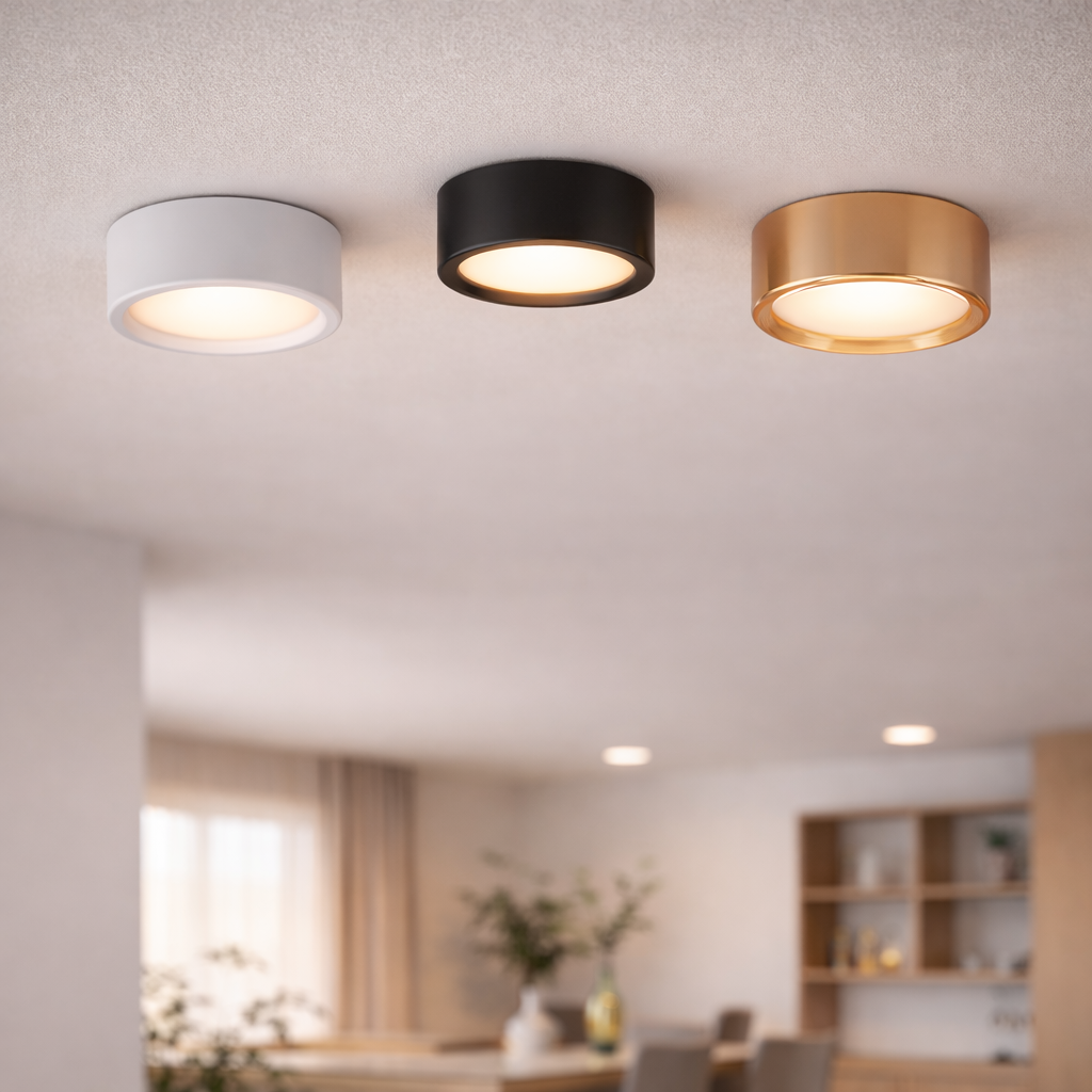 Modern Iron Flush Mount Ceiling Light