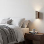 Japandi Travertine Wall Sconce LED Light With Up And Down Glow