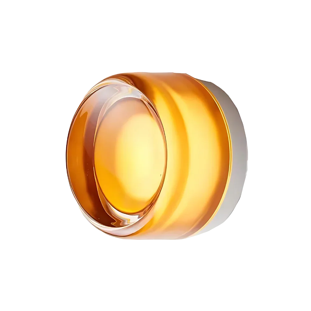 Modern Glass Wall Sconce With Adjustable LED Glow